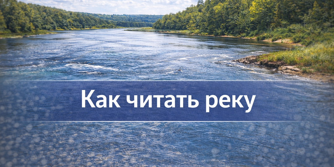 Как читать реку для рыбалки