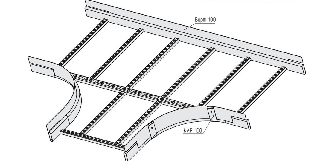 Металлические борта для лестничных лотков: эффективное решение для модернизации кабельных трасс