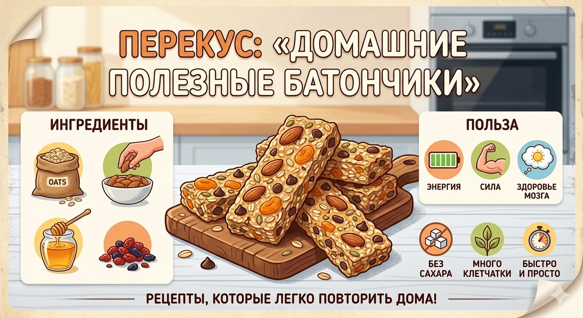 Домашние батончики