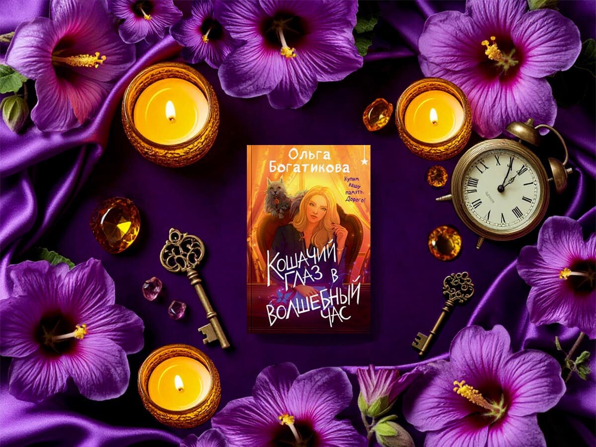 Роман российской писательницы Ольги Богатиковой «кошачий глаз в волшебный час»: жанры — приключенческое фэнтези, романтическое фэнтези, уютное фэнтези; объём произведения — 28 глав (включая эпилог); дата первой публикации — 2024 год; страна — Россия. Возрастное ограничение — с 16 лет.