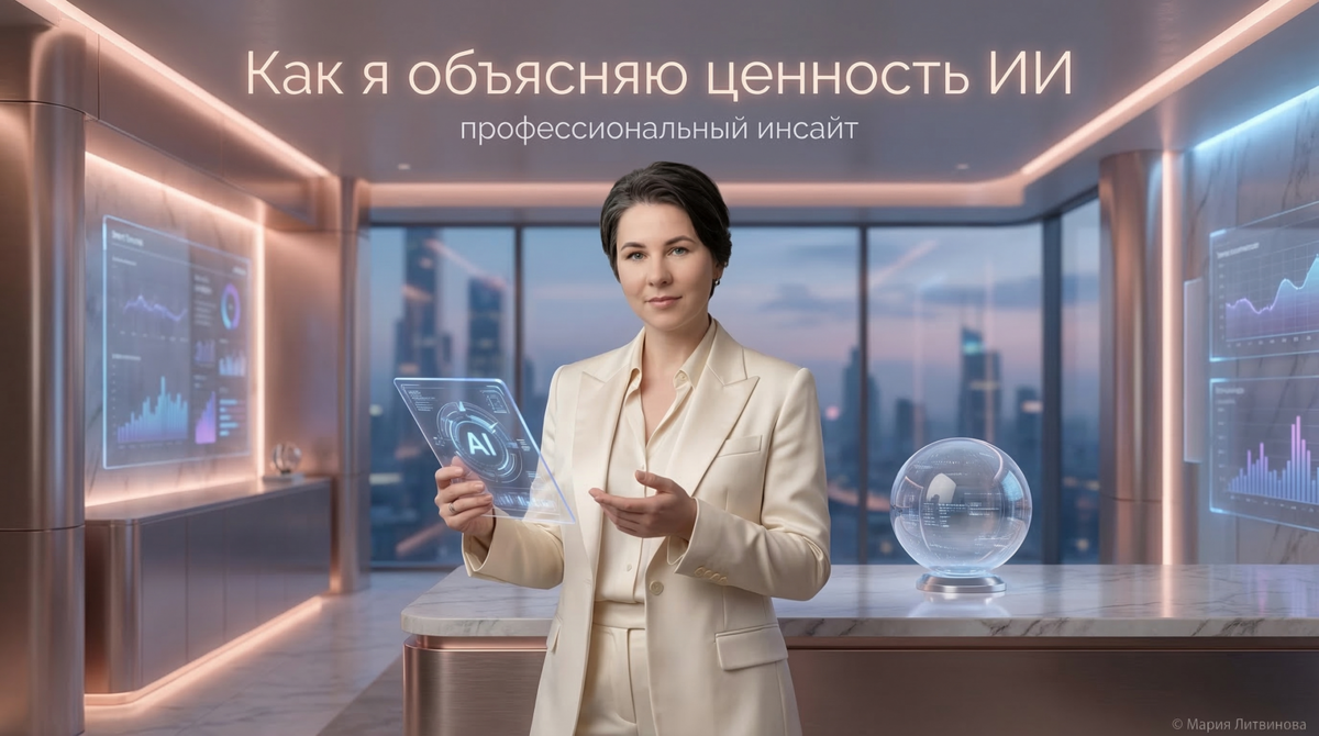    ИИ-помощник помогает объяснить ценность услуг — без лишних обещаний | Автор: Мария Литвинова Мария Литвинова