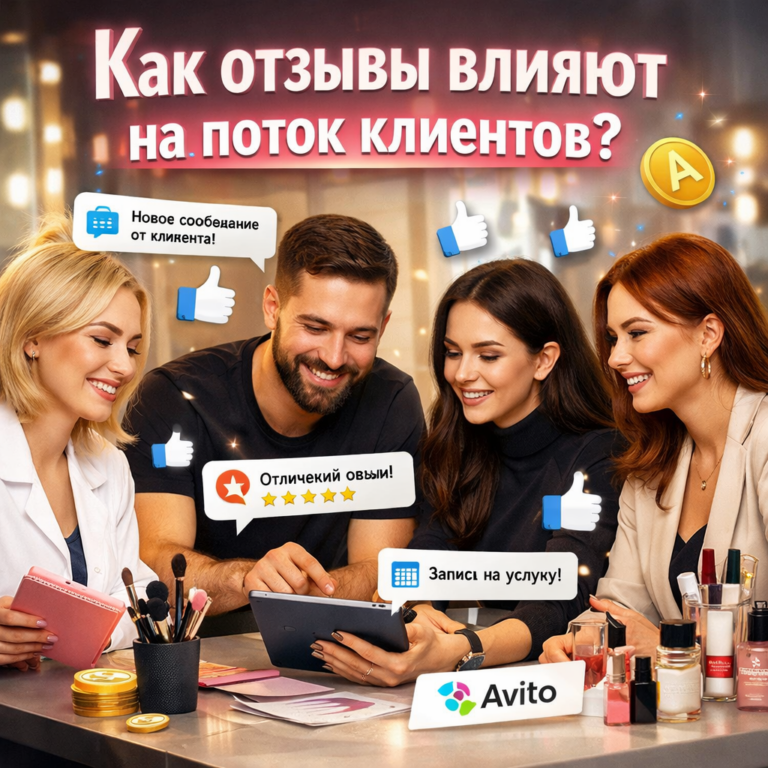    Как отзывы на Авито зарядят ваш бьюти-бизнес: 30-дневная стратегия роста и стабильности admin