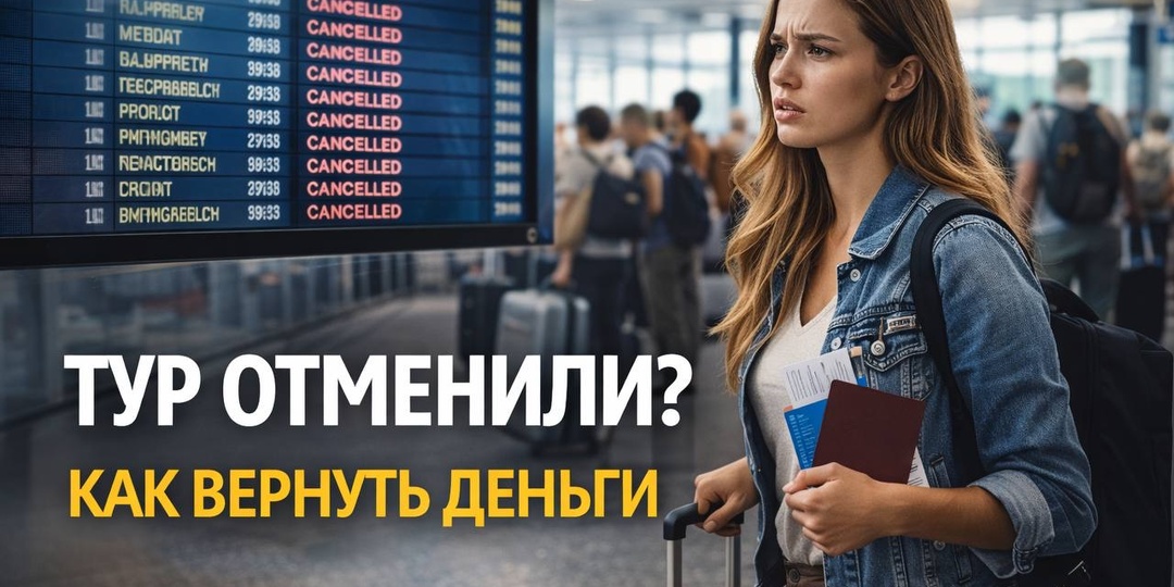 Тур не состоялся. 5 шагов, чтобы вернуть деньги за путевку в 2026 году