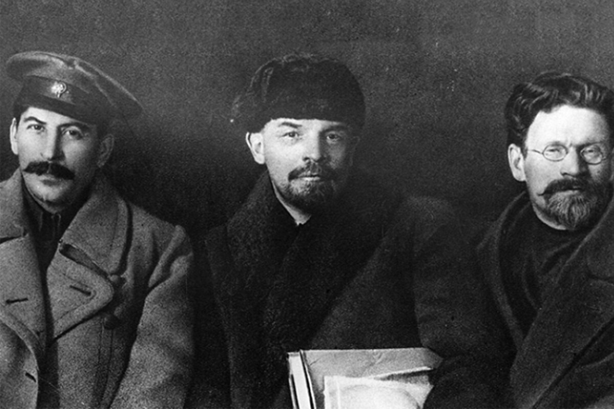 Владимир Ленин, Иосиф Сталин и Михаил Калинин. фото из rg.ru