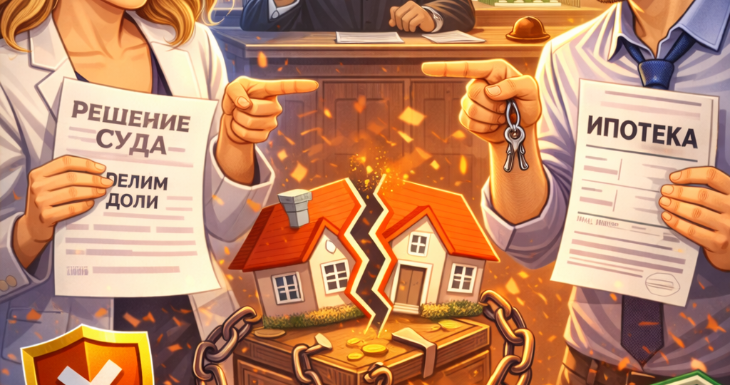 Как делят ипотеку при разводе — и почему банк иногда решает больше, чем суд
