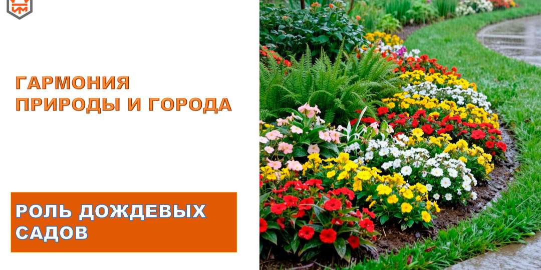 Дождевые сады: зелёное спасение городов от потопа