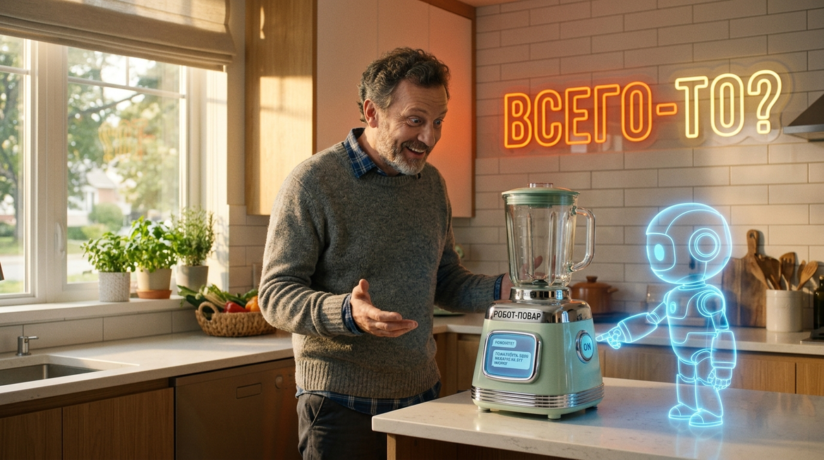 Кухонный комбайн тоже пугал до первого включения