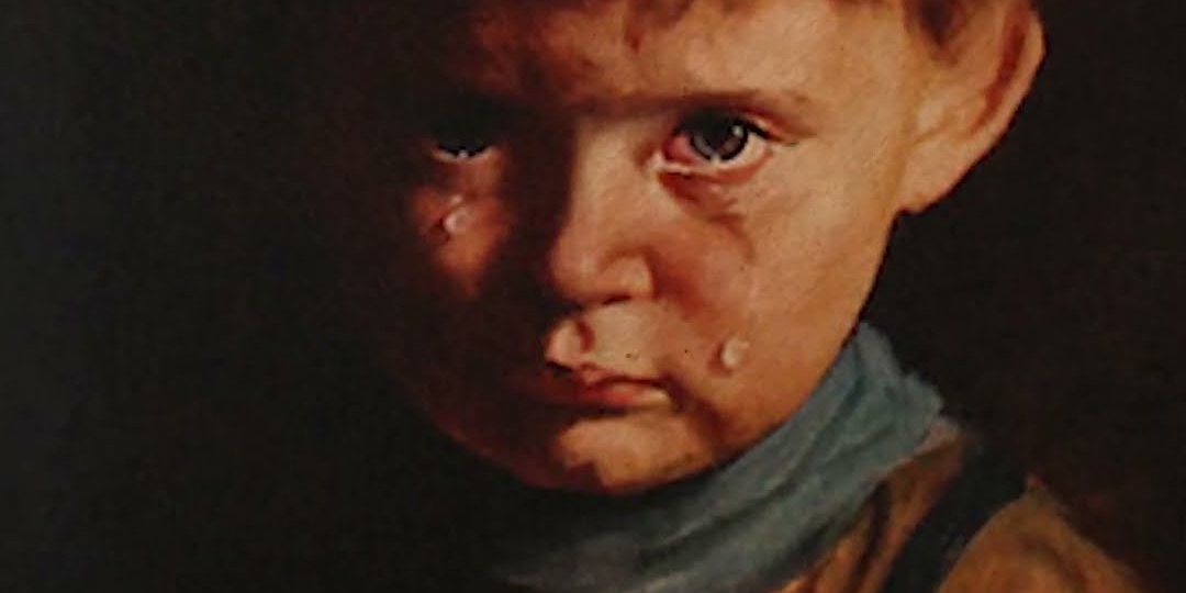Арт-ликбез: Мистическая картина «Плачущий мальчик»