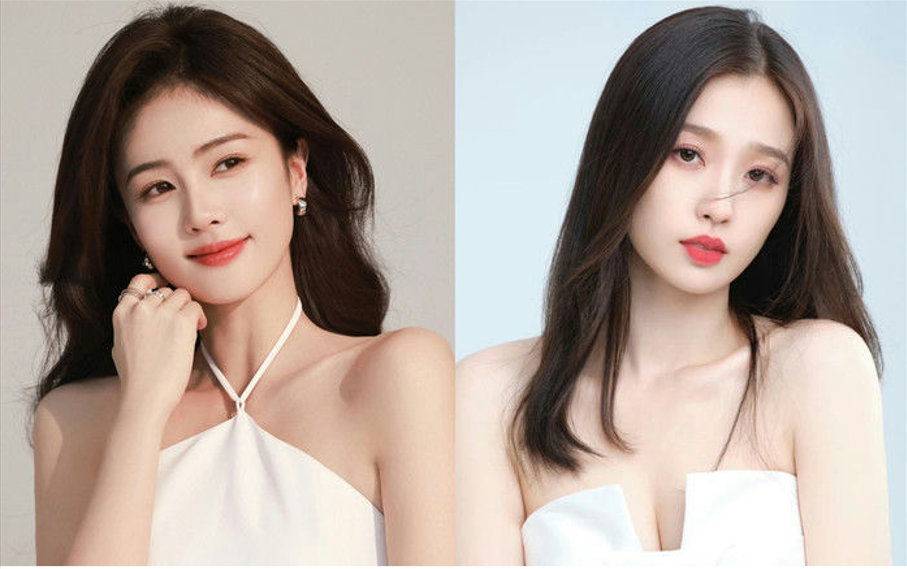 Китайская актриса Бай Лу и Эстер Ю.