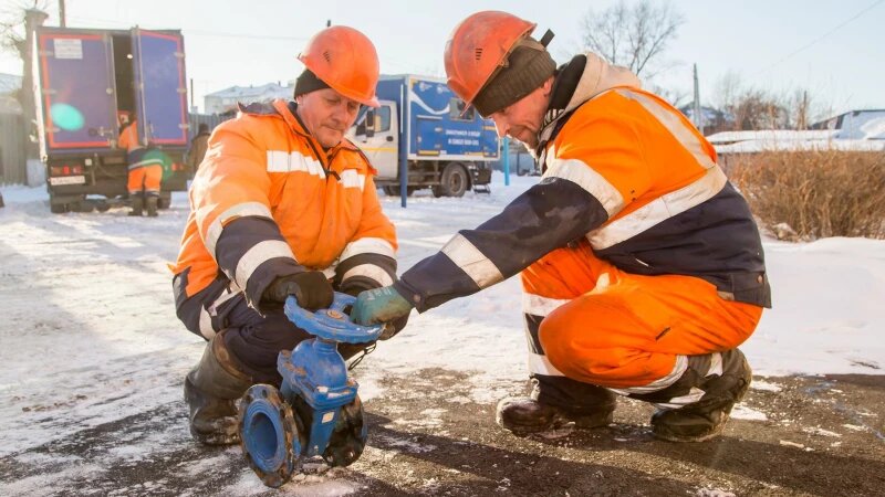     Работы по модернизации водопроводных сетей Барнаула. Фото предоставлено пресс-службой компании «Росводоканал Барнаул», автор Владимир Вдовин.