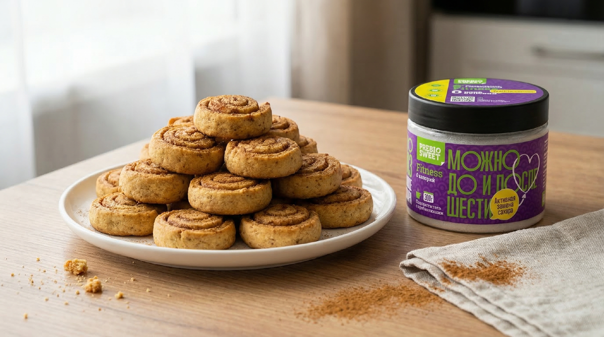 Постное печенье “Улитка” без сахара