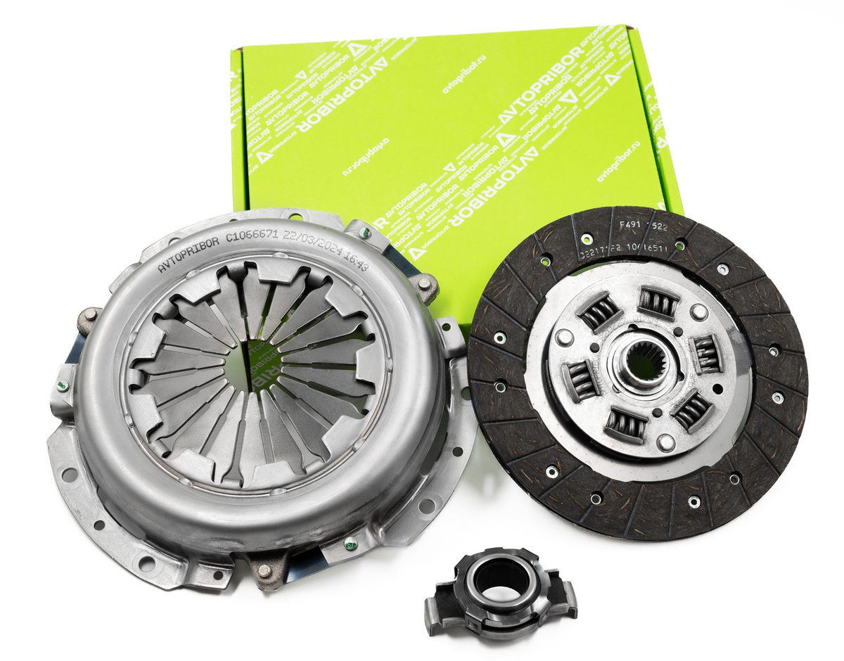 Комплект сцепления на автомобили семейства LADA производства АвтоВАЗ. Источник: НПК АВТОПРИБОР. 