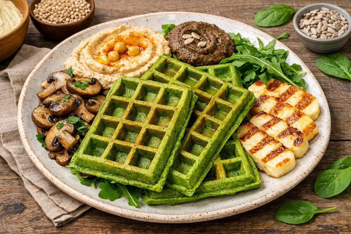 Чем темнее листья шпината и чем больше их добавить в тесто, тем насыщеннее получится оттенок. Источник: нейросеть📷
