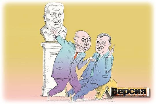    Сын Жириновского инициировал сеанс разоблачения нынешнего лидера ЛДПР (рисунок: Темур Козаев)