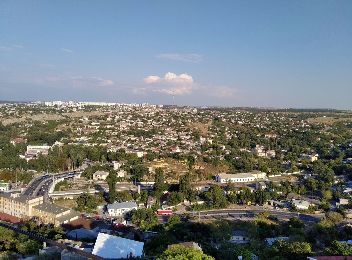 Вид на город