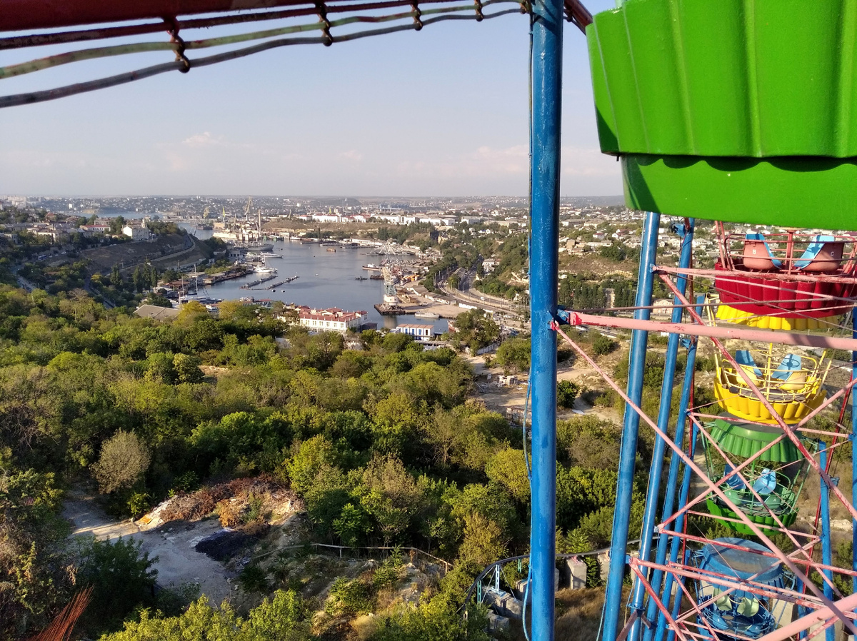 Во время моей прогулки колесо не пользовалось спросом.