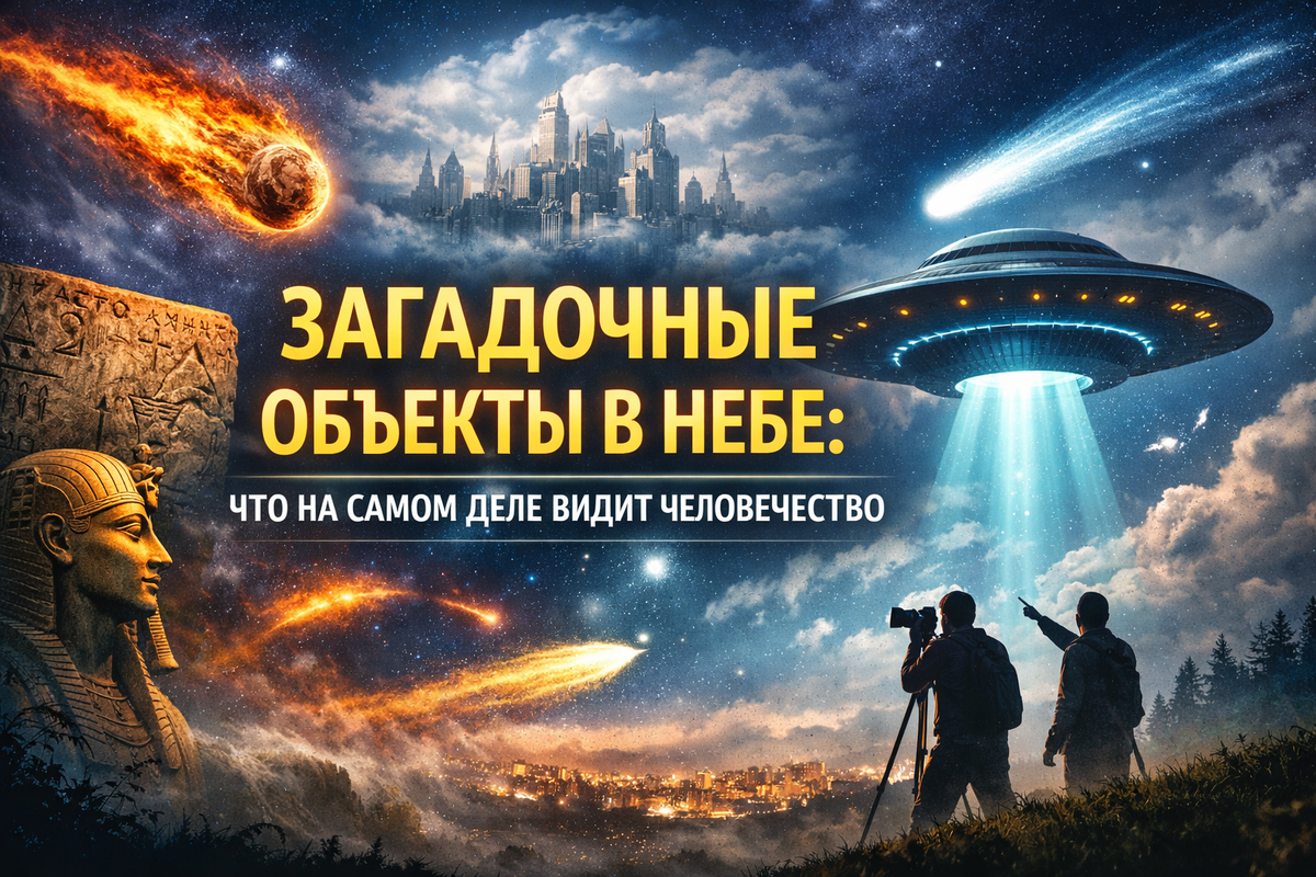 Загадочные объекты в небе: что на самом деле видит человечество