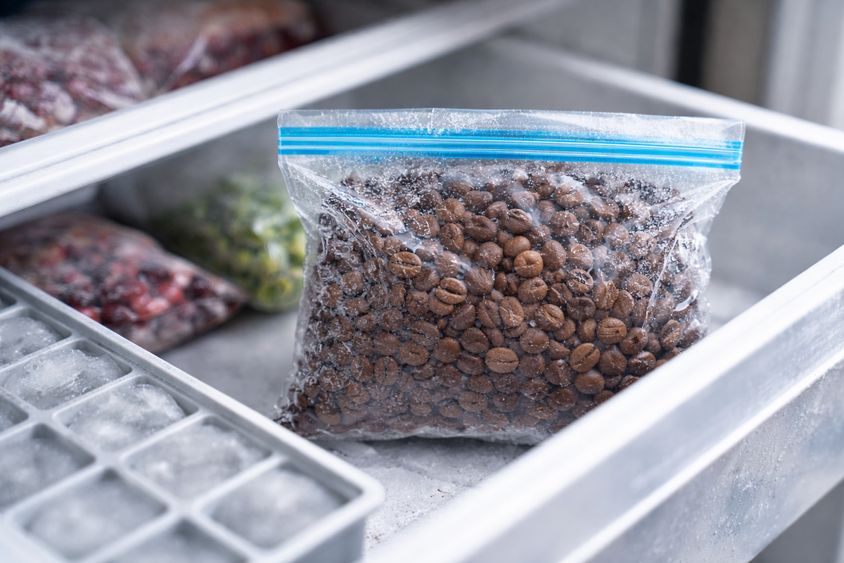 Можно ли замораживать кофе