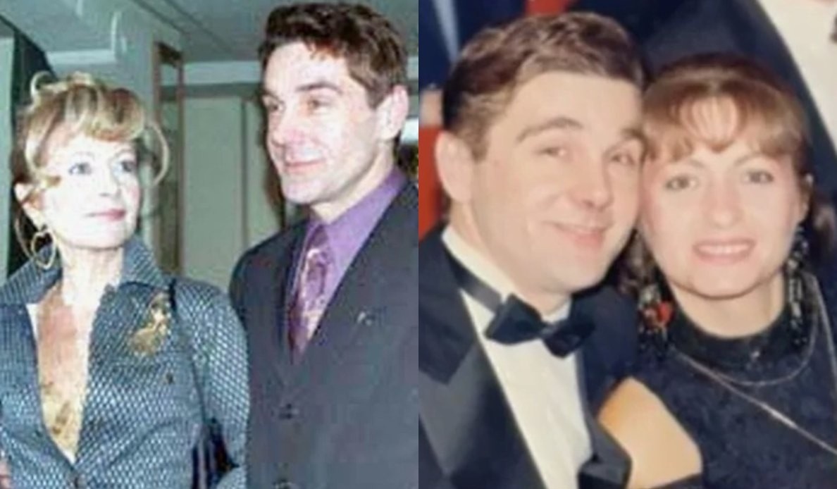 на фото Сергей Маковецкий и Елена Демченко в молодости