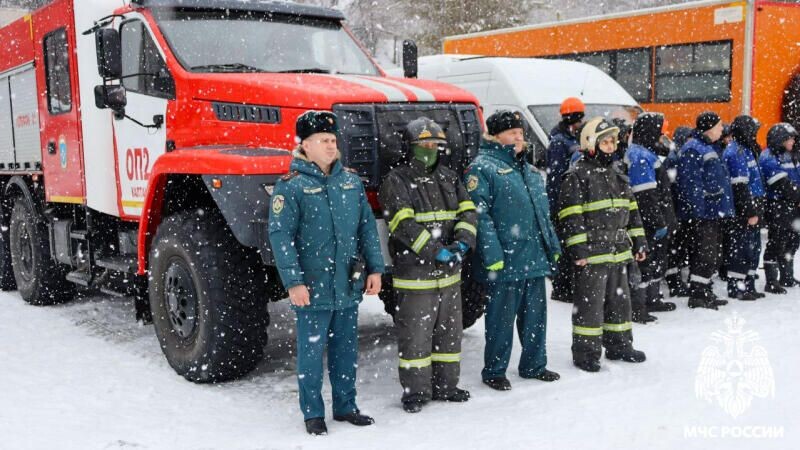 В Калтане прошел смотр сил и средств, привлекаемых к паводку