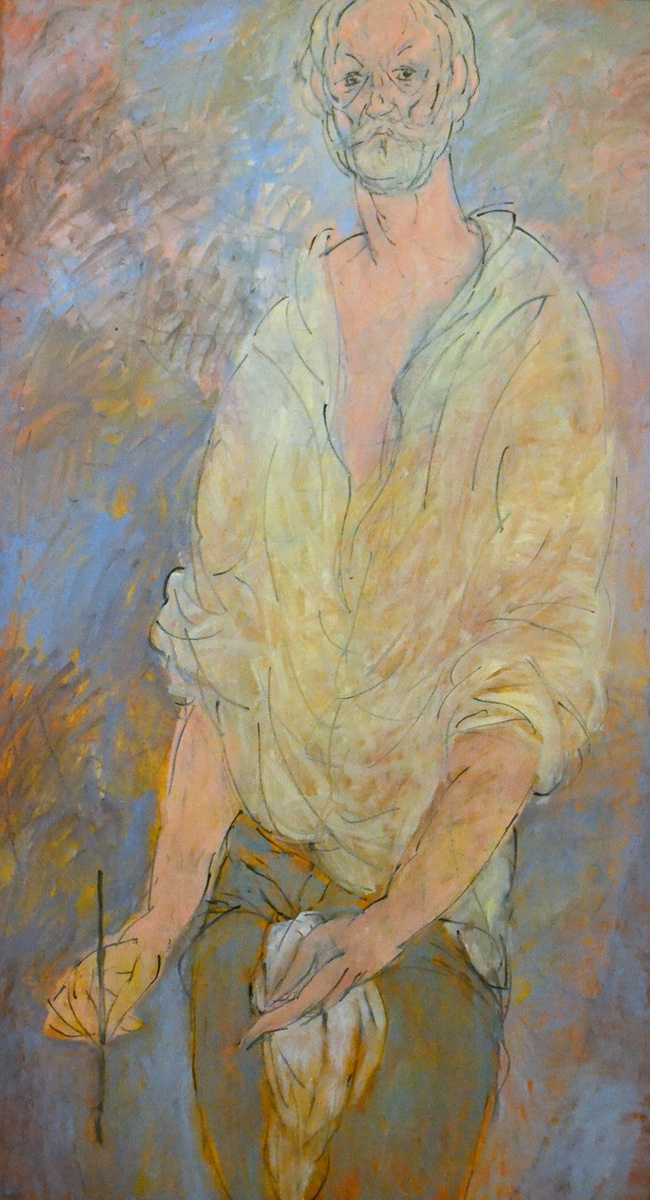 «Автопортрет» (2024, холст, масло)