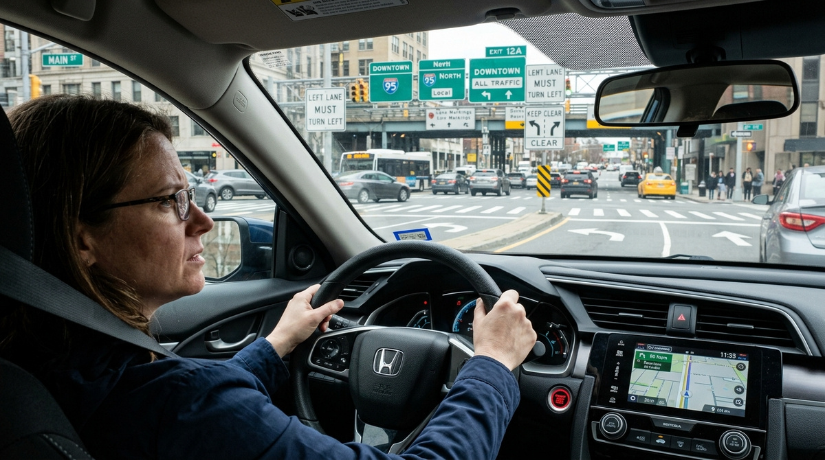 Растерянность на сложном перекрёстке