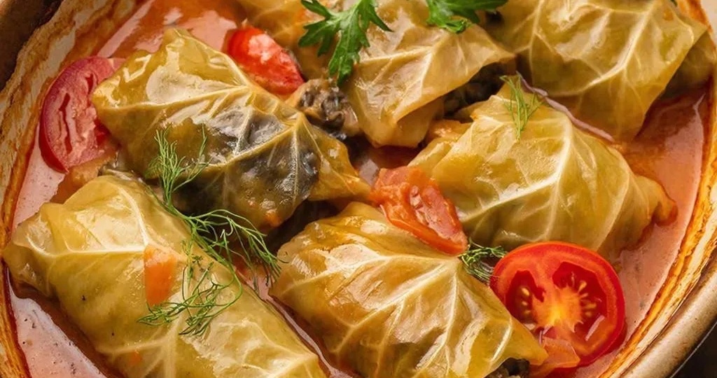 Голубцы с грибами