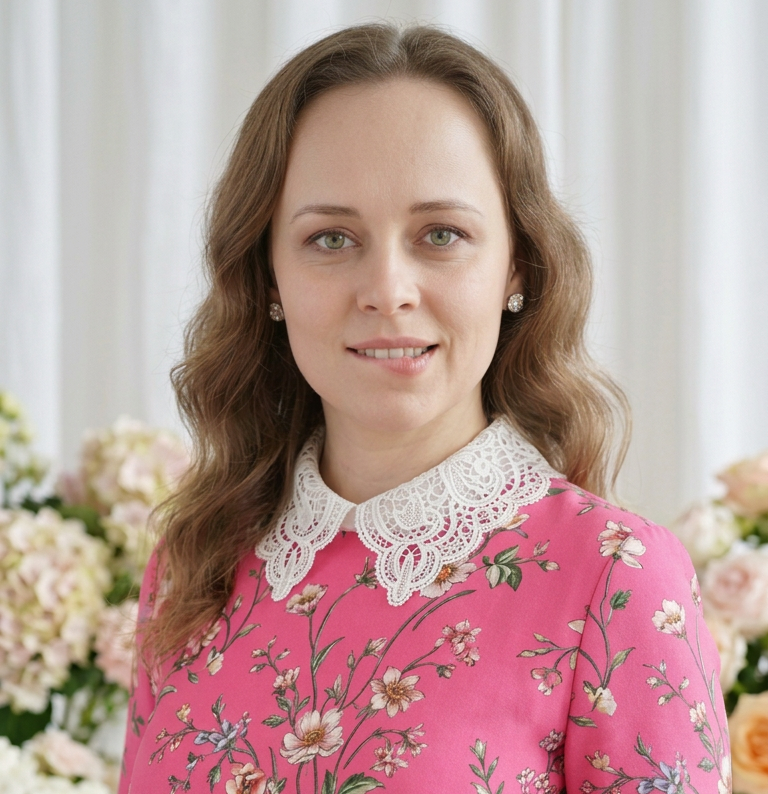 Эмоция кокетства, сгенерированная в Nano Banana