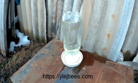 Поилка для пчел ранней весной