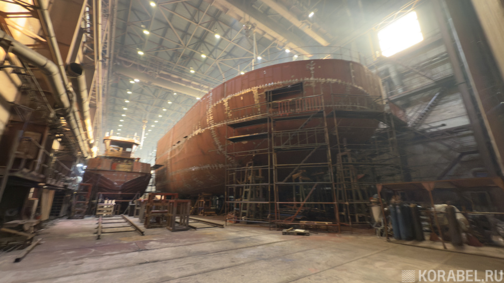 На Онежском судостроительно-судоремонтном заводе / Фото: Корабел.Ру  📷

