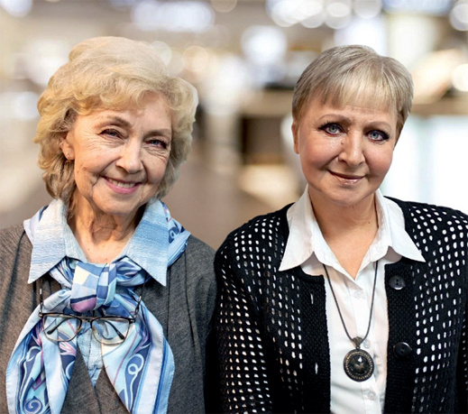 Валентина Панина и Наталья Дроздова