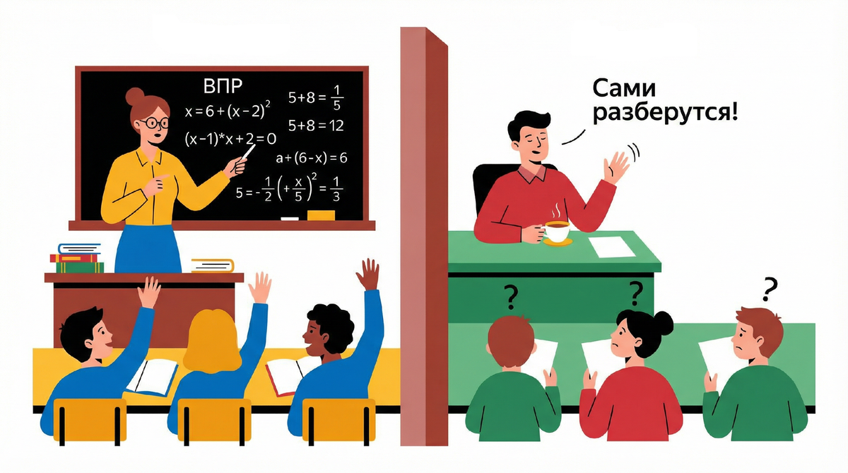 📝 «ВПР — это проверка того, что дети УЖЕ знают. Специально готовить не нужно», — заявила наша учительница. В параллельном 4 «Б» детей гоняют по тестам с сентября. Разбирают каждую запятую. А наш 4 «А» получил пару распечаток на дом: «Решайте сами, потом проверю». Я открыла эти задания... и зависла.
