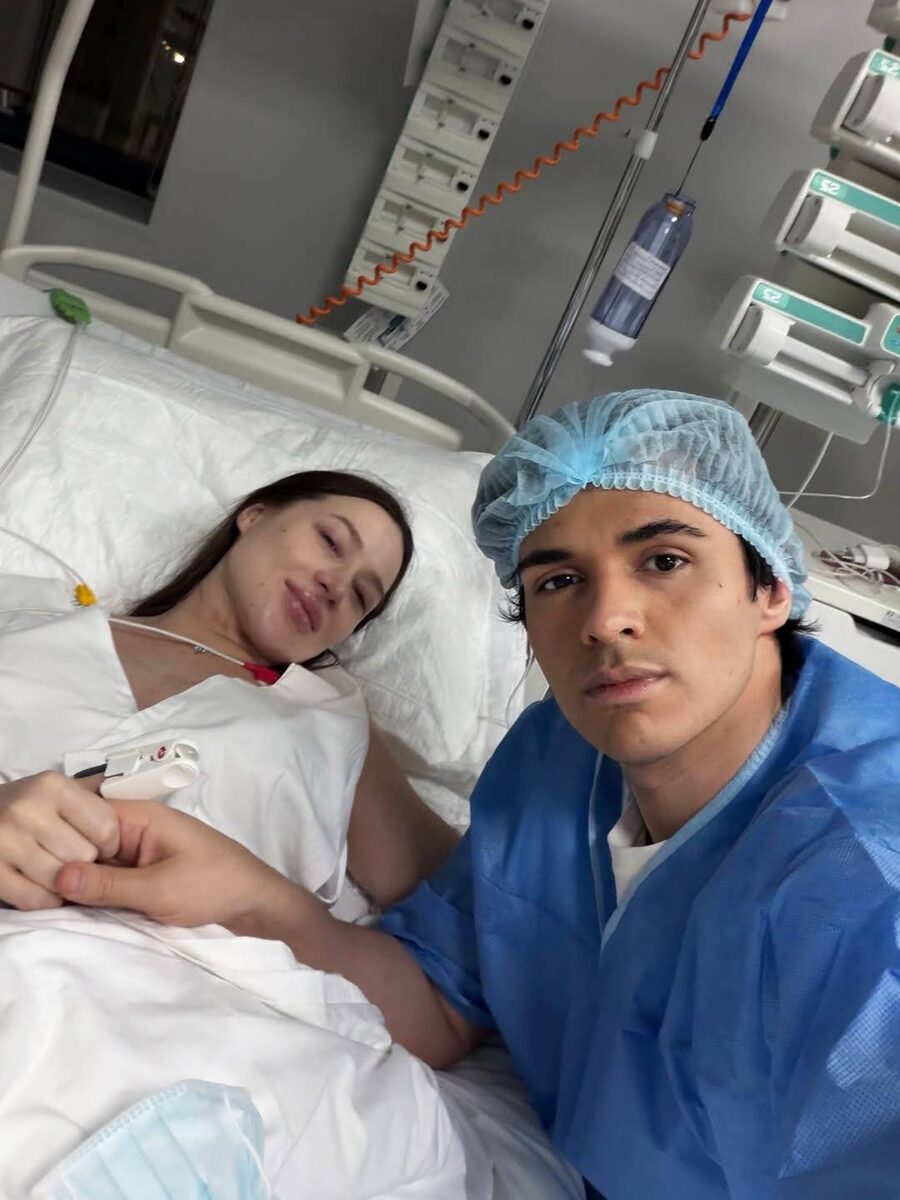    Валерия Чекалина и Соцсети Луиса Сквиччиарини в больницеСоцсети Луиса Сквиччиарини