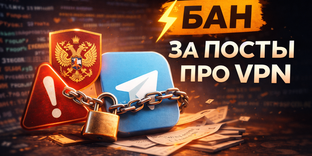 ⚡️ Роскомнадзор начал вносить Telegram-каналы в реестр запрещённой информации из-за постов про VPN