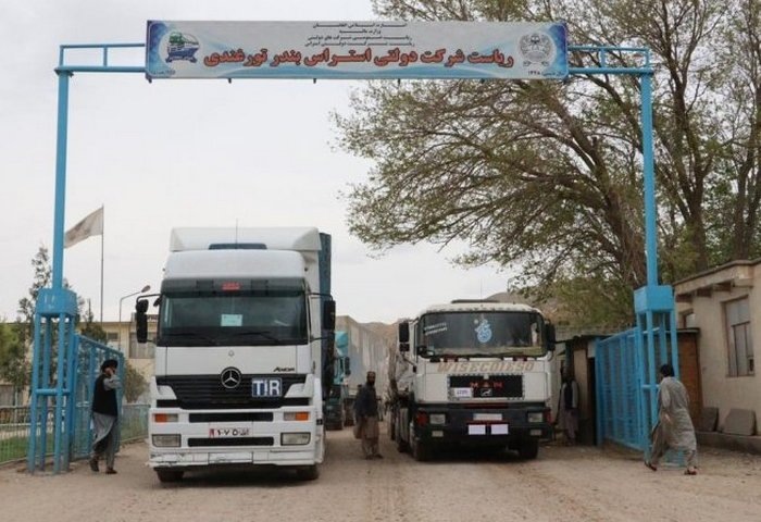 Сухой порт Тургунди на туркмено-афганской границе (Фото: Ariana News)