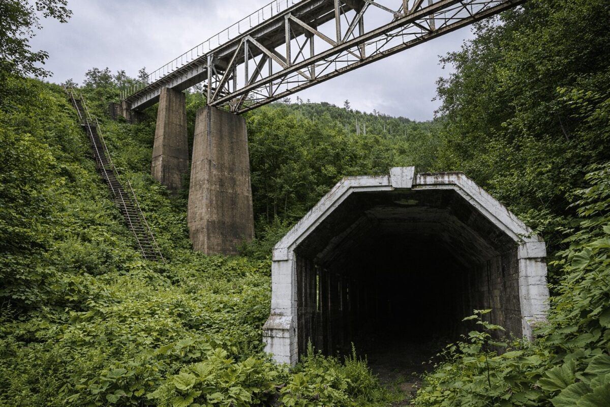 Ведьмин и Чертов мосты на Сахалине / Фото: Виктор Рогов "СахПресс"