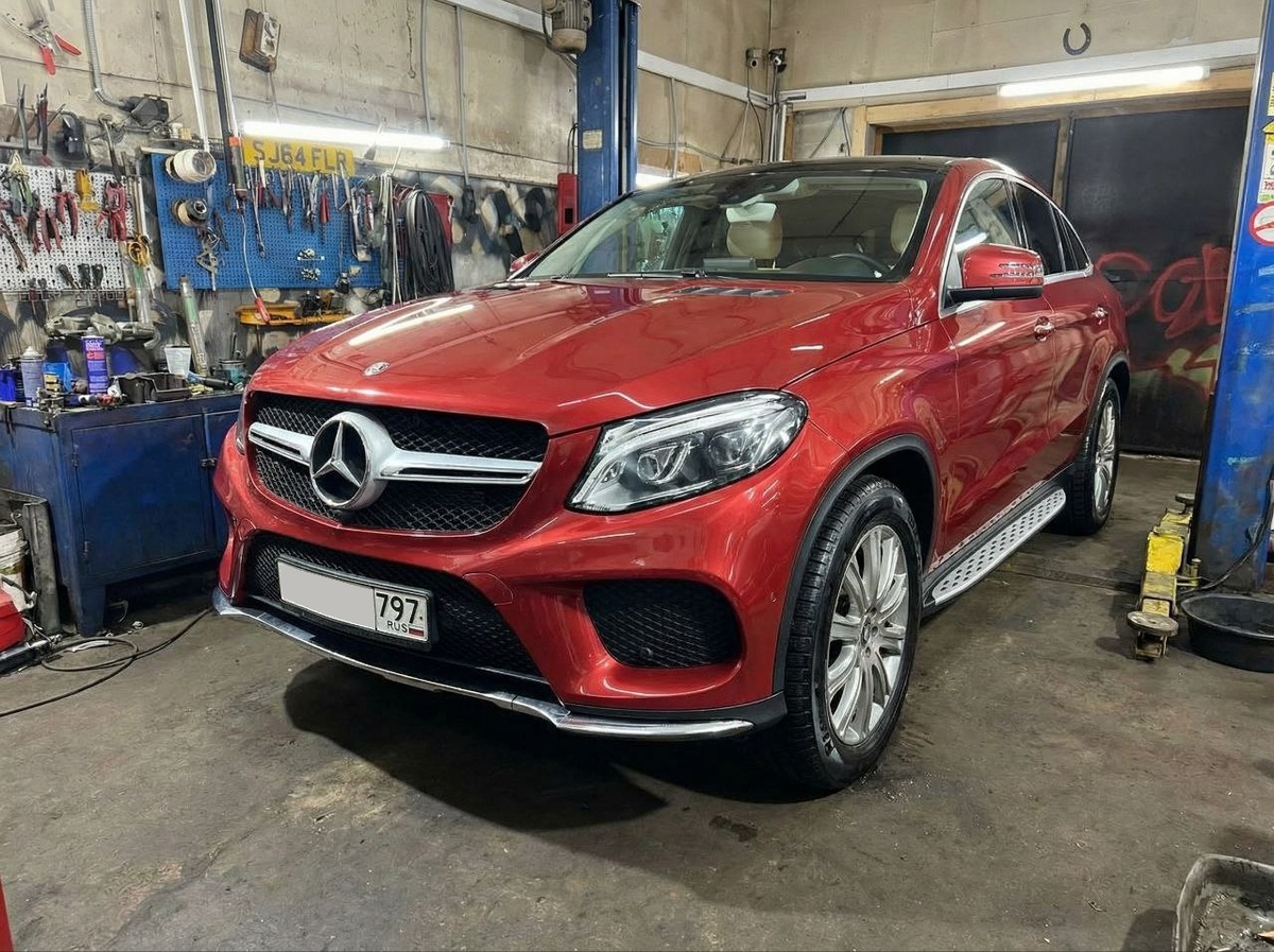 Mercedes GLE Coupe 350D 2015 249hp — Отключение системы мочевины AdBlue (SCR)