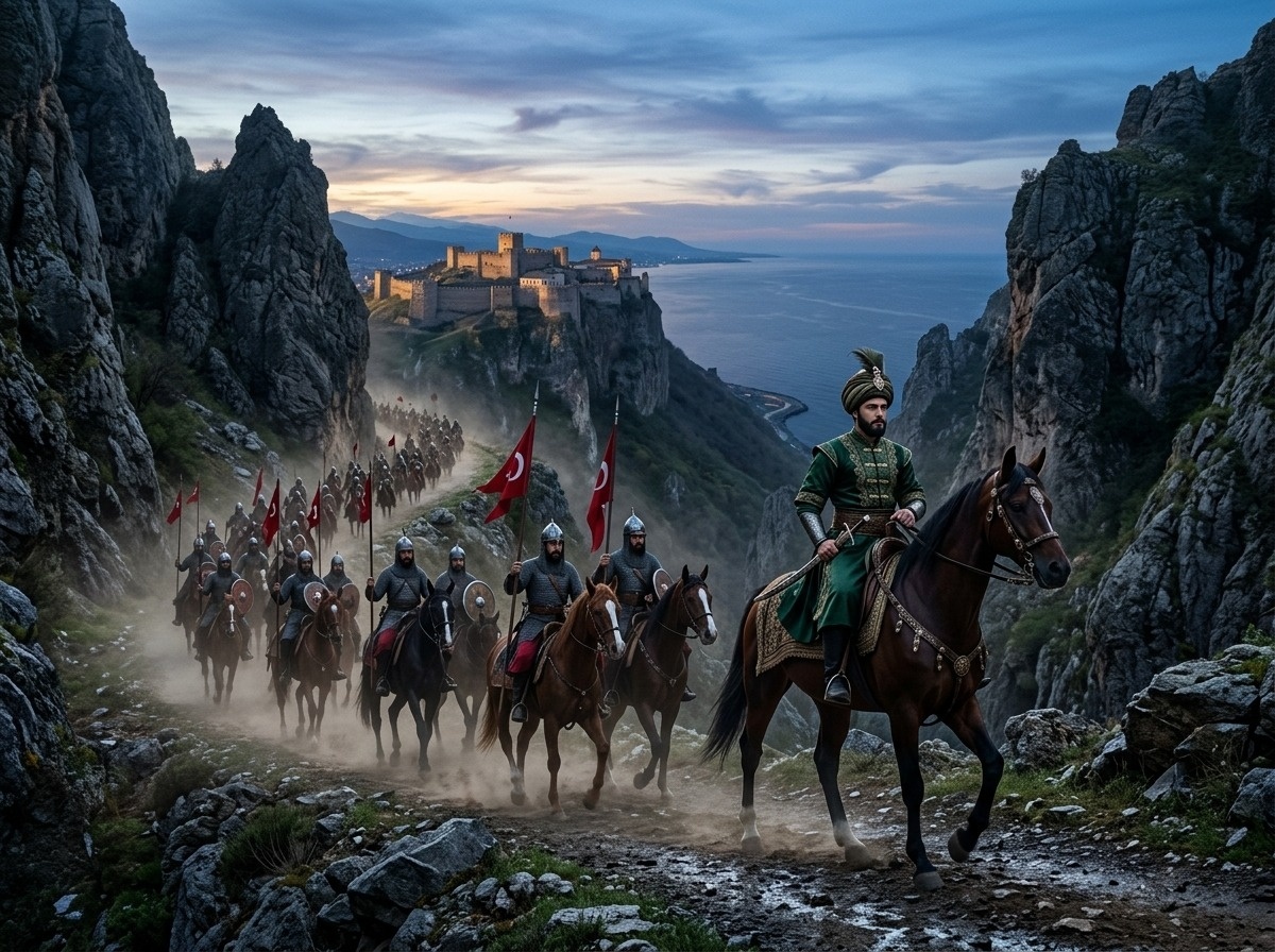 Явуз Султан Селим выступает из Трабзона — начало пути к османскому трону