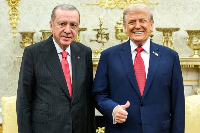 Реджеп Тайип Эрдоган и Дональд Трамп. Обложка © Х / The White House