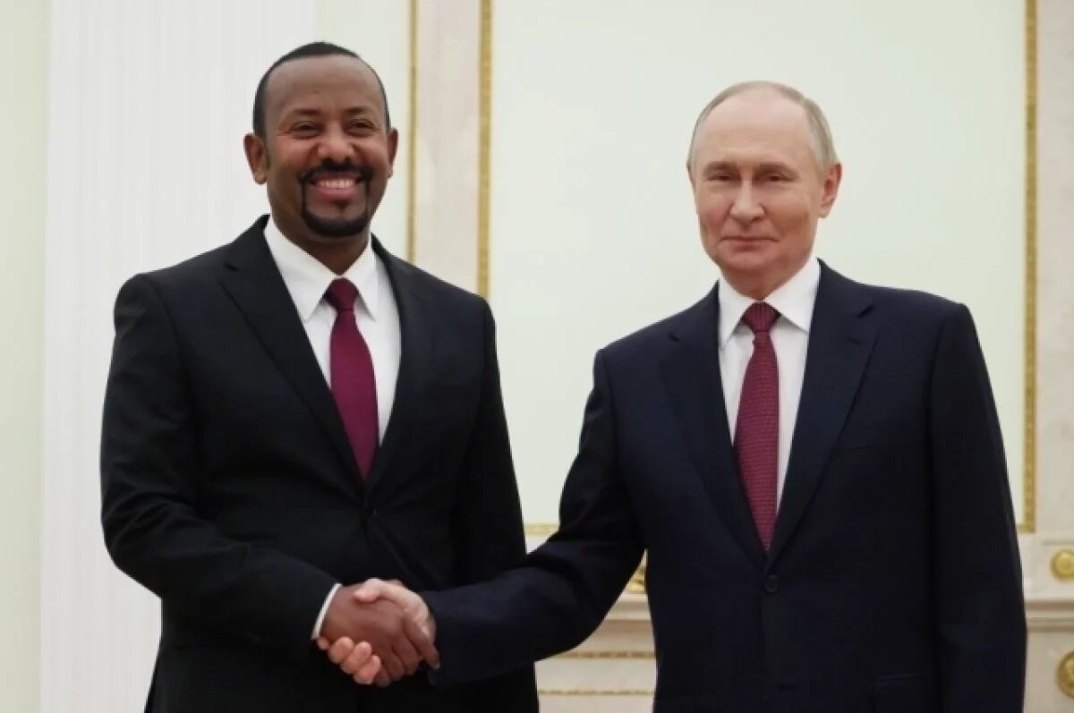    Путин провел телефонный разговор с премьер-министром Эфиопии Ахмедом
