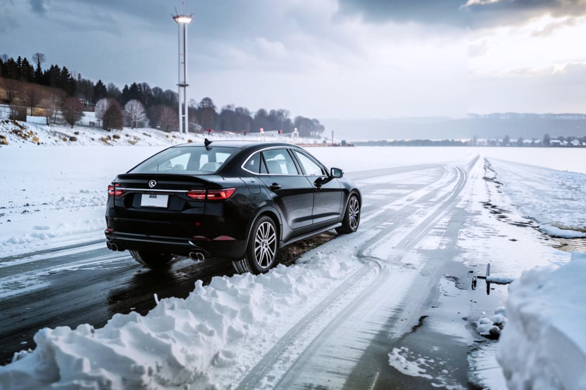 В Тюменской области введены ограничения на зимниках.  Фото: Изображение сгенерировано нейросетью Kandinsky 3.1
