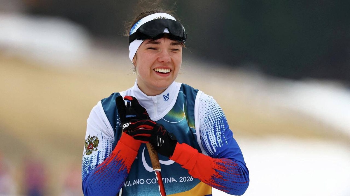 Анастасия Багиян в экипировке от ERMINE на Паралимпиаде в Милане