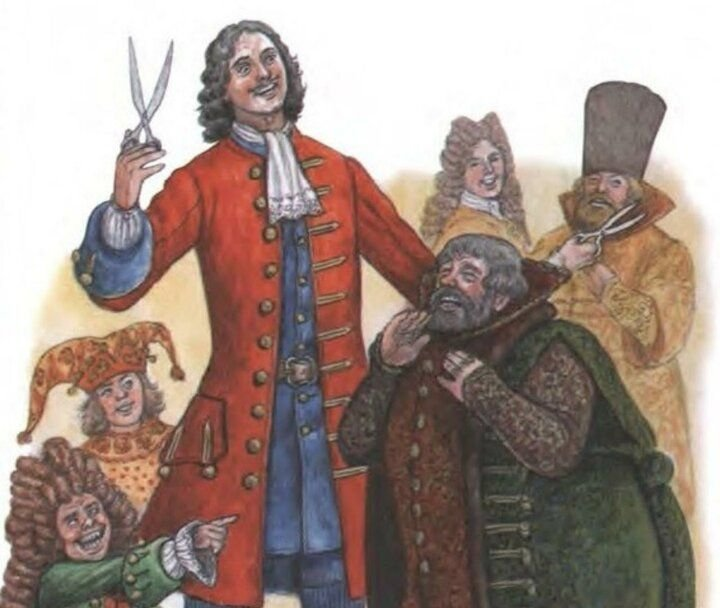 Петр I сам брил боярам бороды. https://clck.ru/3SZV6q