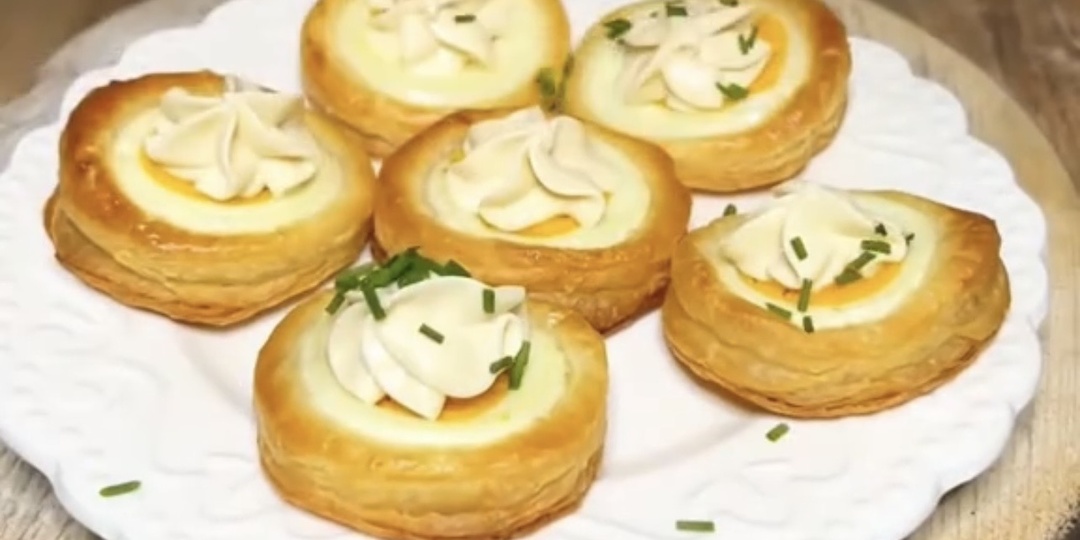 Слойки с яйцом 🥚