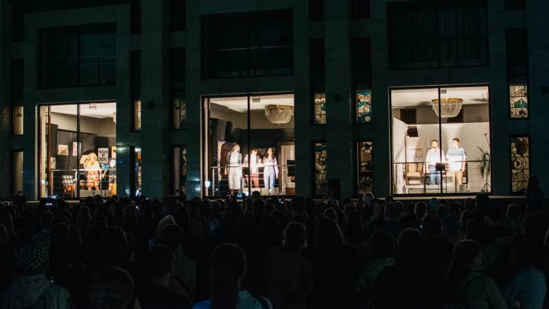     "Человейник" в театре драмы. Ирина Пергаева.