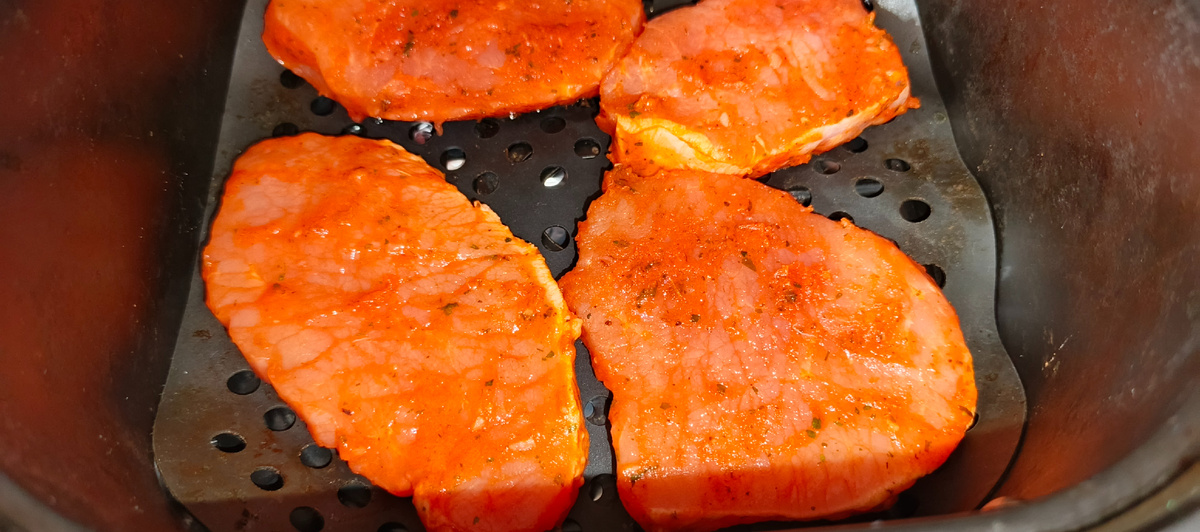 Стейки в чаше аэрогриле