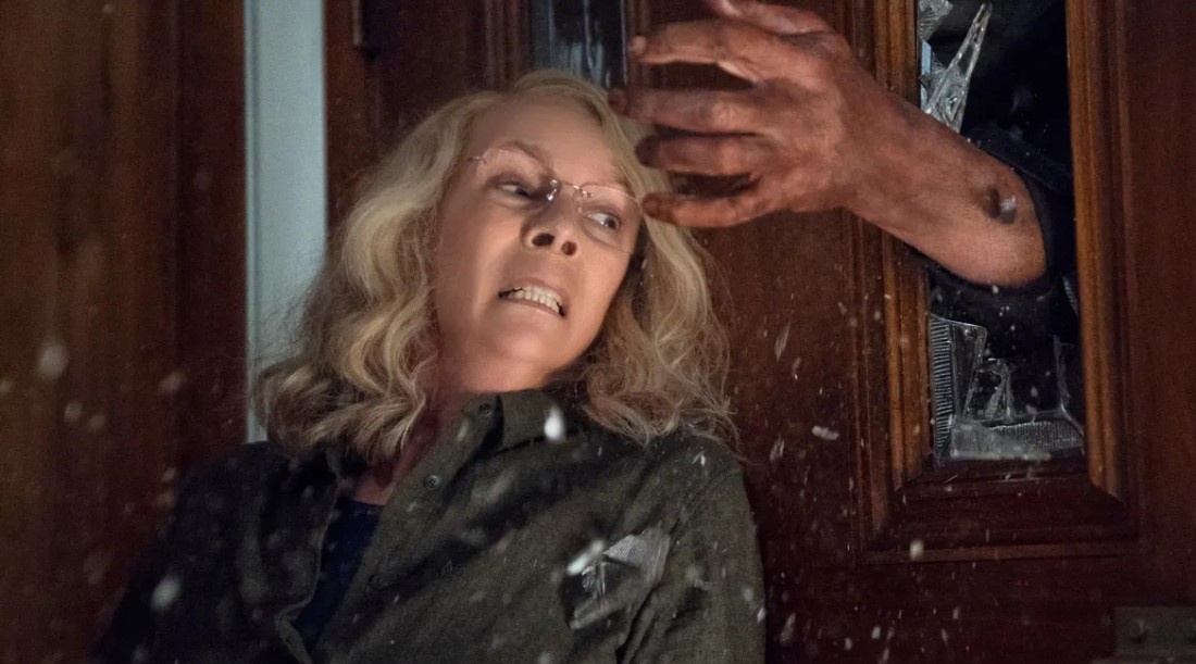     Кадр из фильма «Хэллоуин» (2018)