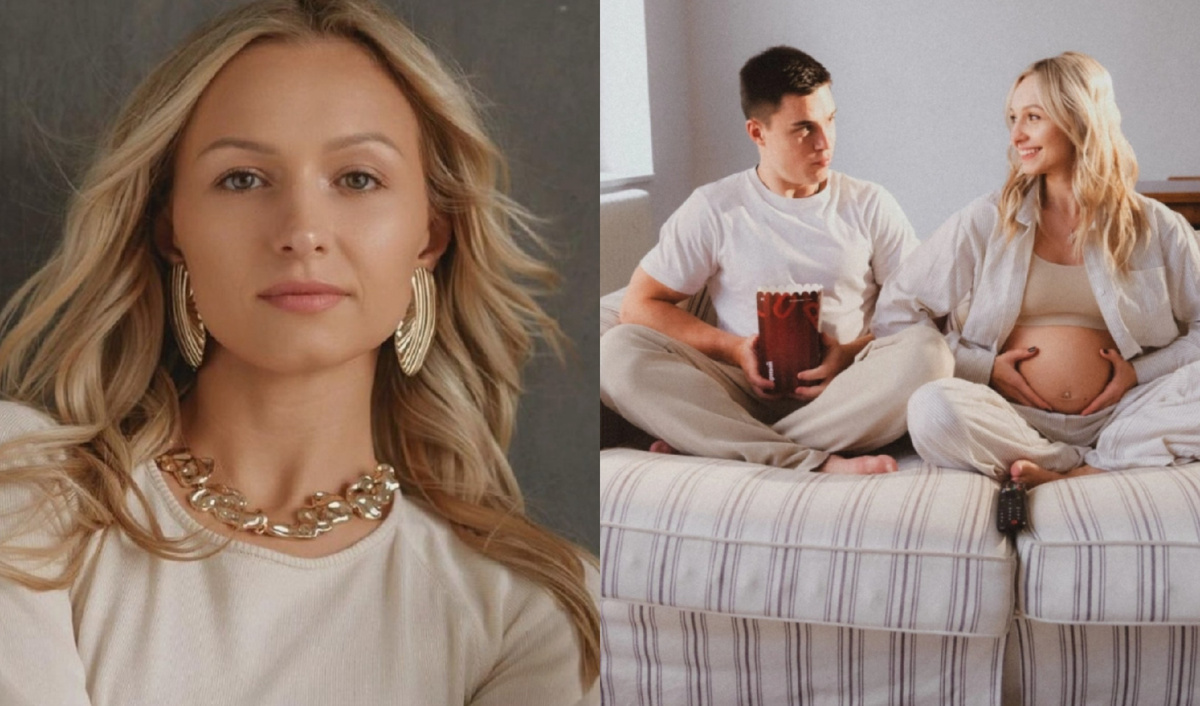 на фото Дарья Нагорная и Никита Нагорный