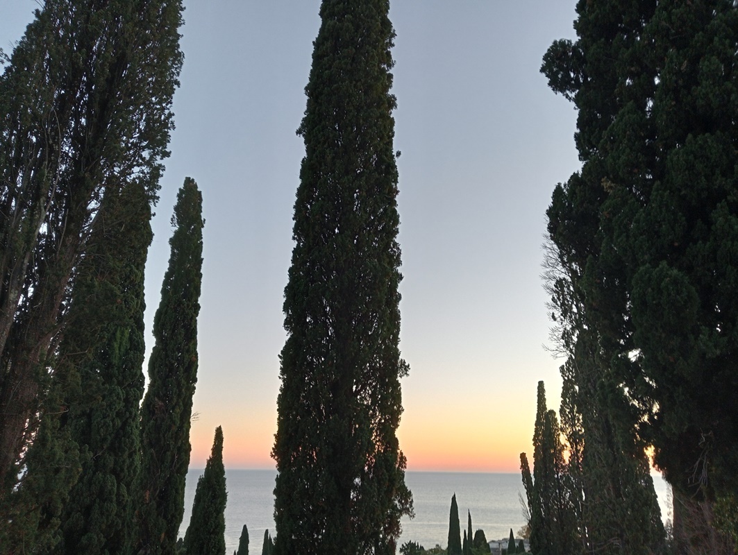 Абхазия на закате