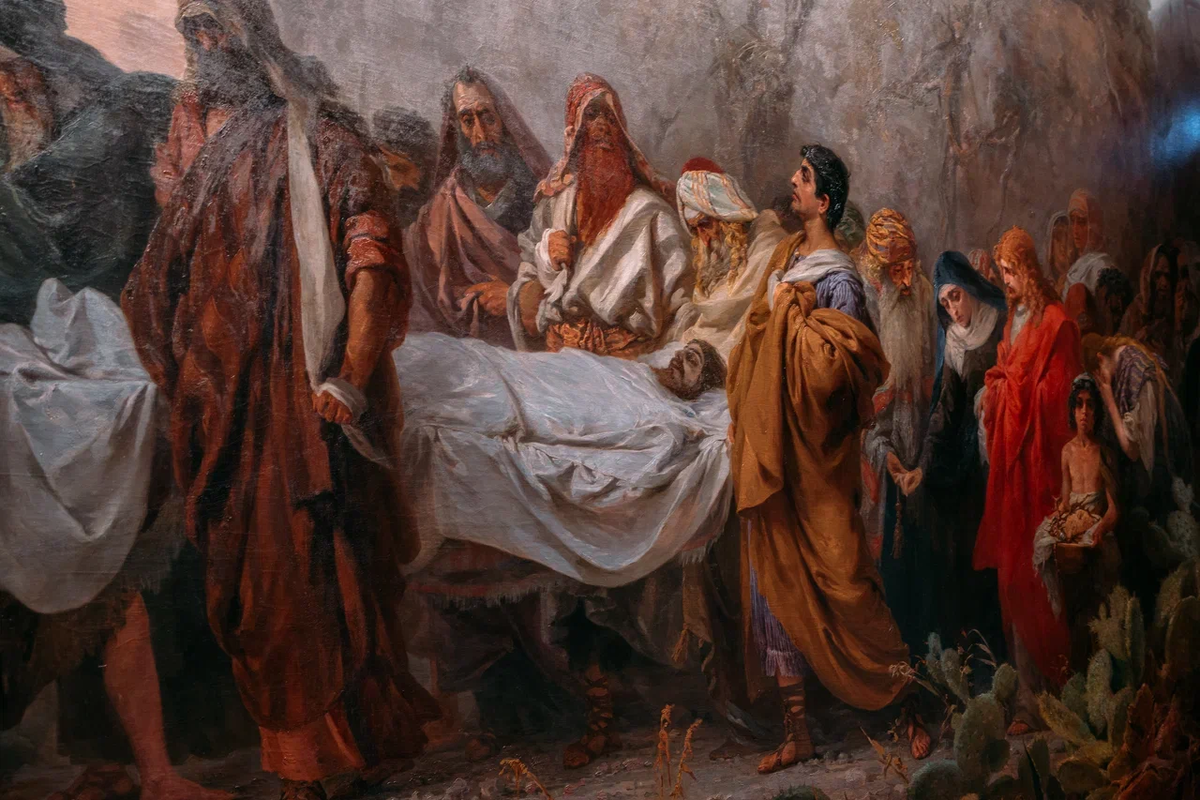 Фрагмент картины «Погребение Христа». Фото: Дима Четыре